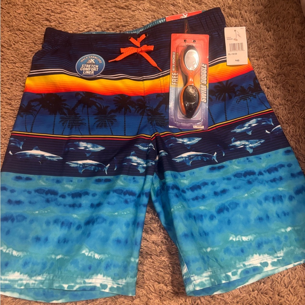 Youth size xl swim shorts new with tags - Picture 2 of 5